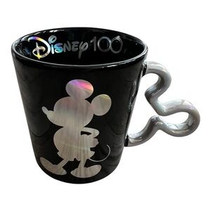 Disney Mickey Shines Figural Handle Mug- Disney 100-Iridescent-NWOT